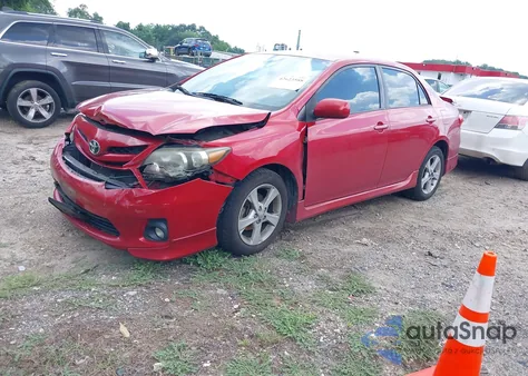2011 Toyota Corolla S из США, поврежденный, VIN 2T1BU4EE2BC669548